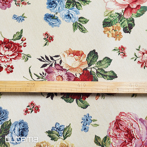 Tapestry fabric ROMANTIC ROSE