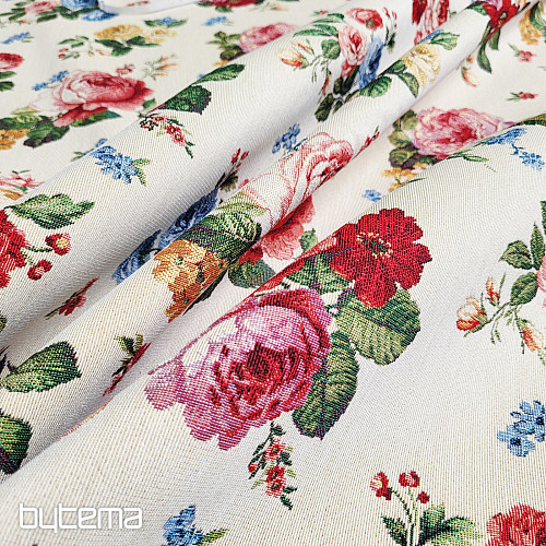 Tapestry fabric ROMANTIC ROSE