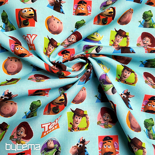 Cotton fabric TOY STORY PATCH