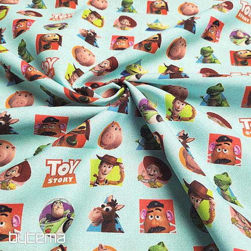Cotton fabric TOY STORY PATCH