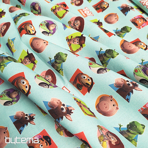 Cotton fabric TOY STORY PATCH