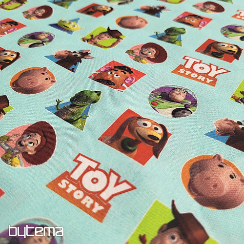 Cotton fabric TOY STORY PATCH
