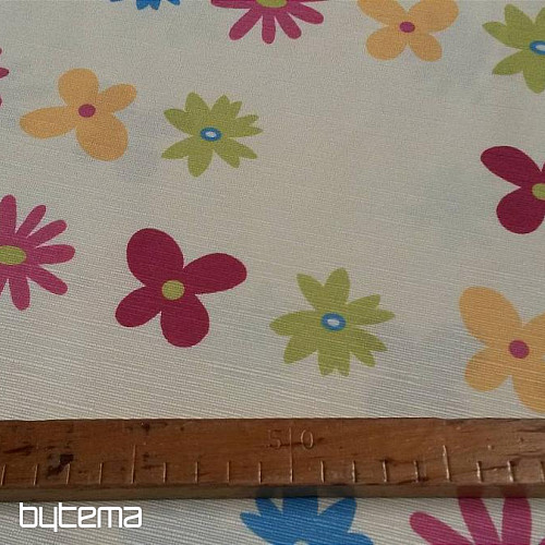 Decorative fabric TWINGO flowers