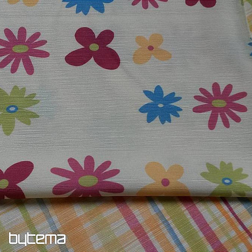 Decorative fabric TWINGO flowers