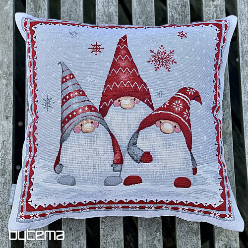 Christmas tapestry cover CHRISTMAS ELVES