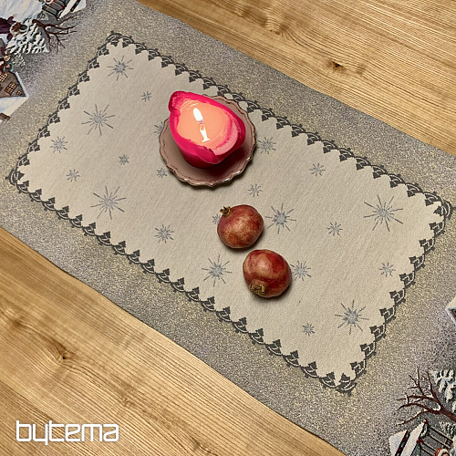 Tapestry tablecloth and scarf WINTER JOY