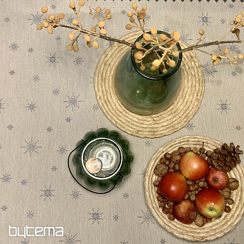 Tapestry tablecloth and scarf WINTER JOY