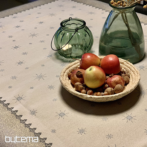 Tapestry tablecloth and scarf WINTER JOY