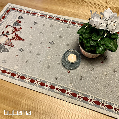 Tapestry tablecloth and scarf CHRISTMAS ELVES