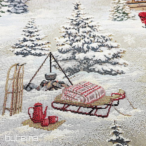 Tapestry fabric WINTER LANDSCAPE
