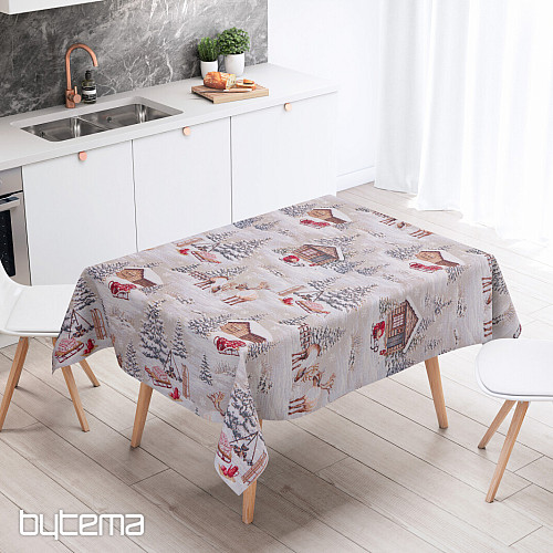Tapestry fabric WINTER LANDSCAPE