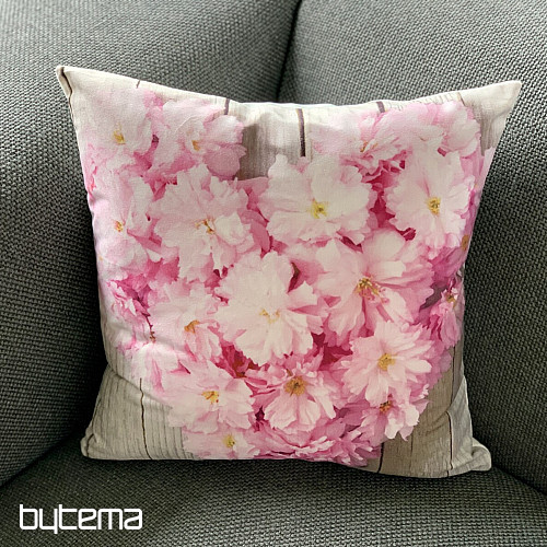 Decorative pillow-case FLOWER HEART