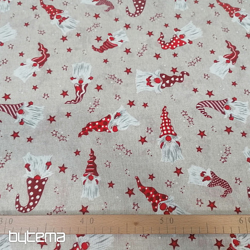 Christmas decorative fabric Dwarfs