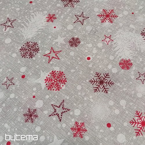 Christmas decorative fabric STAR DUST