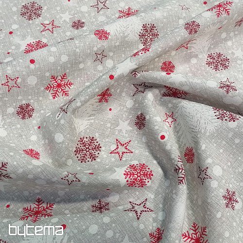 Christmas decorative fabric STAR DUST