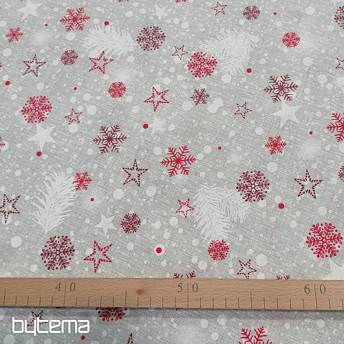 Christmas decorative fabric STAR DUST