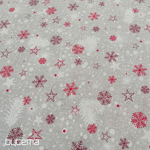 Christmas decorative fabric STAR DUST