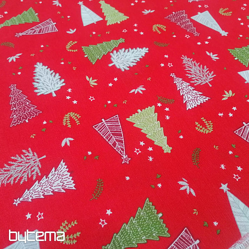 Christmas decorative fabric TREES