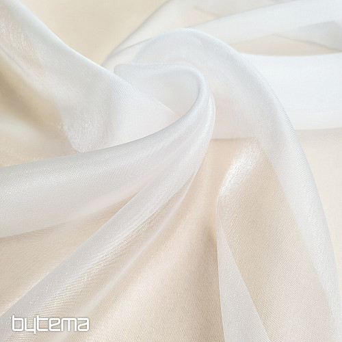 Voile curtain GERSTER 896/300/0001 white-glossy