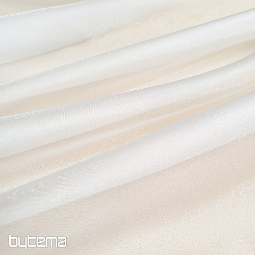 Voile curtain GERSTER 896/300/0001 white-glossy