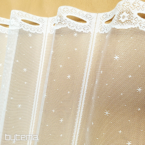 CHRISTMAS jacquard curtain for the SNOWMAN stained glass window