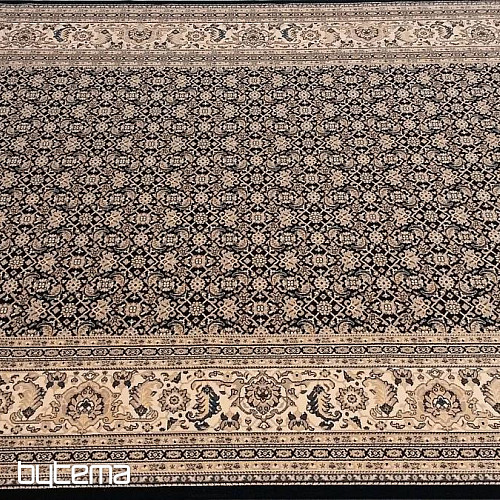Woolen classic carpet ORIENT allover blue pattern