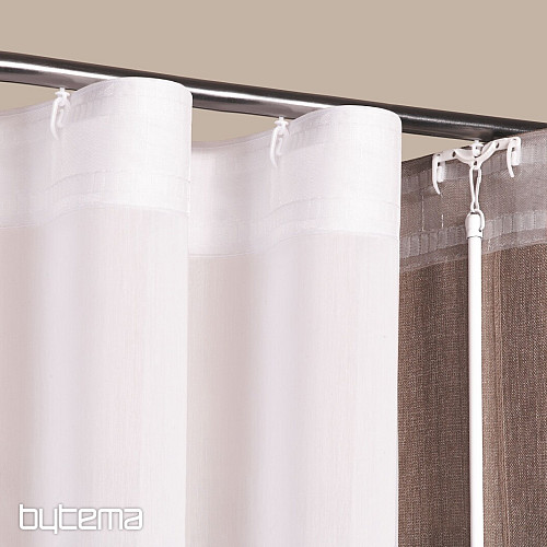NEW WAVE curtain ruching ribbon 8 cm, 1:2