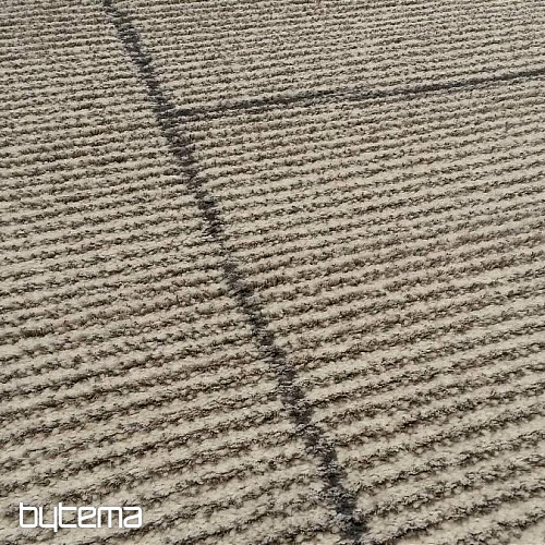 Design woolen carpet PEARL geo