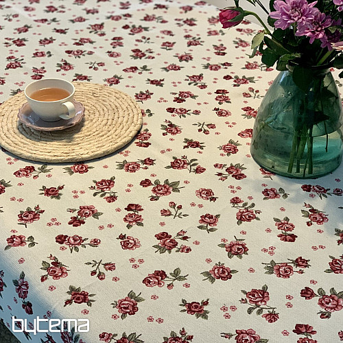 Tapestry tablecloth and scarf EDEN ROSES