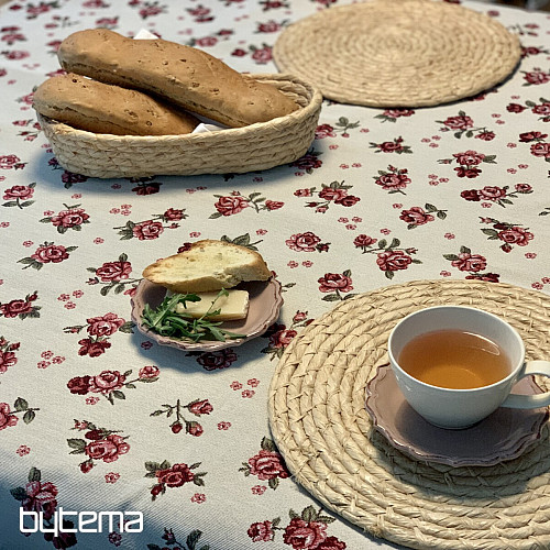 Tapestry tablecloth and scarf EDEN ROSES