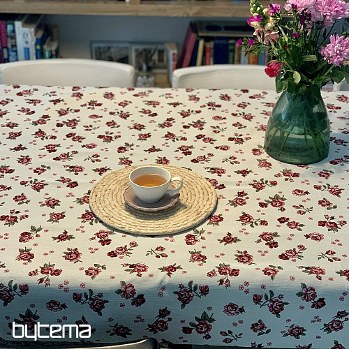 Tapestry tablecloth and scarf EDEN ROSES