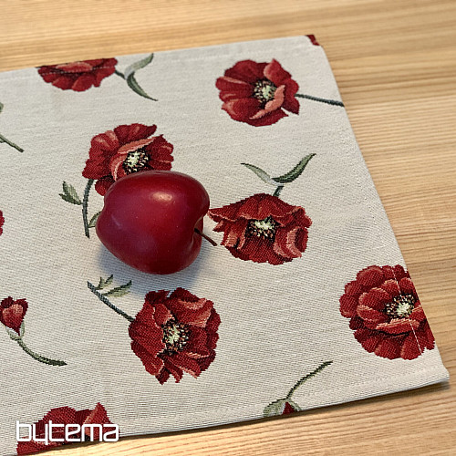 Tapestry tablecloth WOLF POPPY