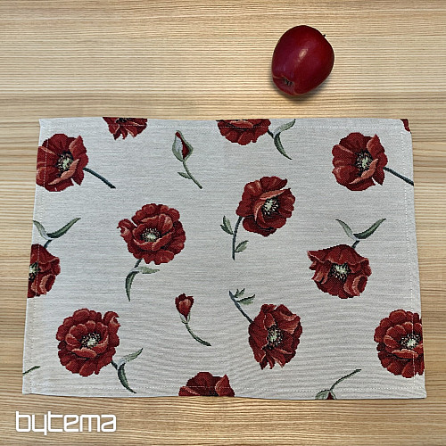 Tapestry tablecloth WOLF POPPY