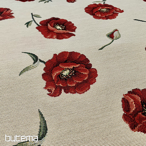Tapestry tablecloth WOLF POPPY