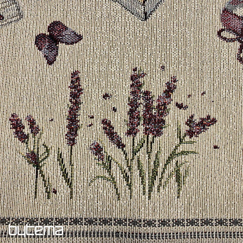 Tapestry tablecloth and scarf Lavender Provence