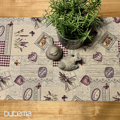 Tapestry tablecloth and scarf Lavender Provence
