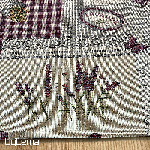 Tapestry tablecloth and scarf Lavender Provence