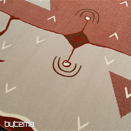 Design woolen carpet BUSHES