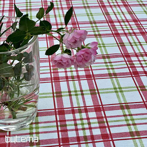 LAURA tablecloth - pink check