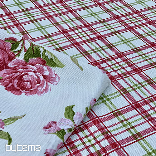 LAURA tablecloth - pink check