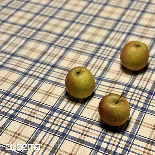 LAURA tablecloth - blue check