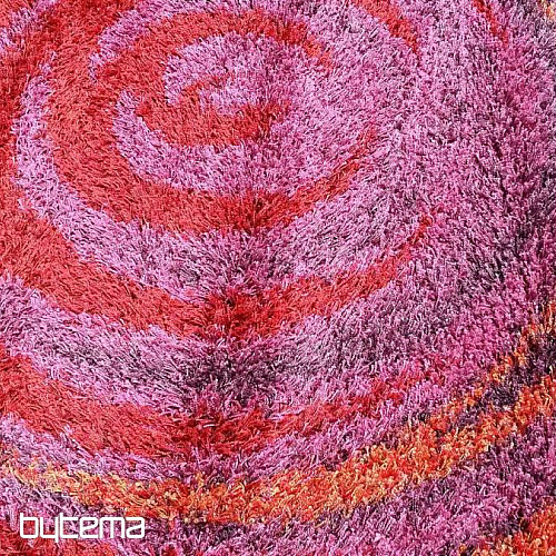 Rug SUPER SHAGGY circles