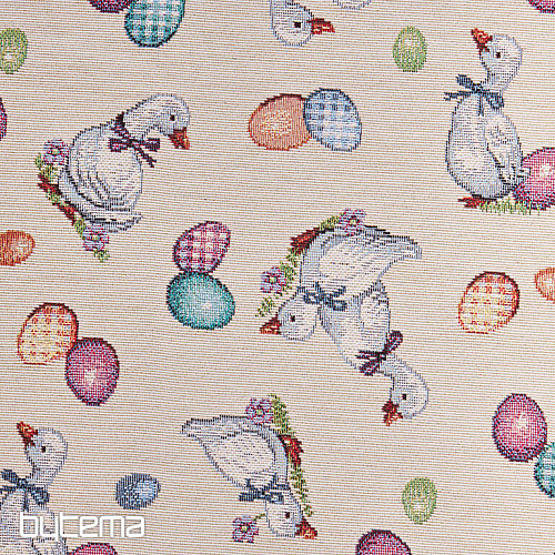 Gobelin fabric EASTER-HUŠIČKY