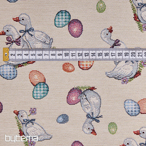 Gobelin fabric EASTER-HUŠIČKY