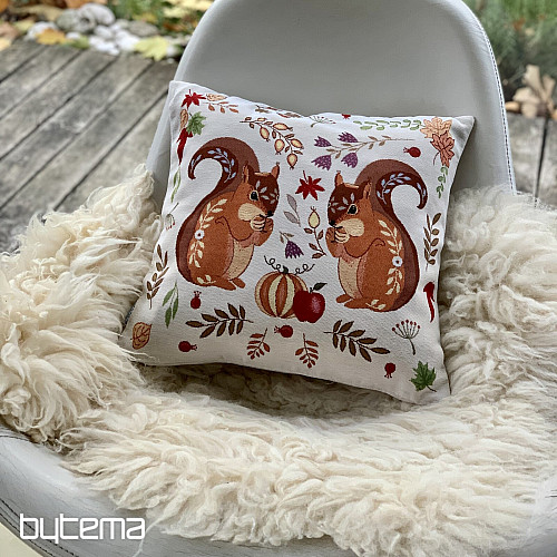 Tapestry cushion cover MERRY ANIMALS 4