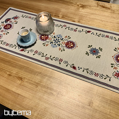 Tapestry tablecloth and scarf JURKOVIČ 1