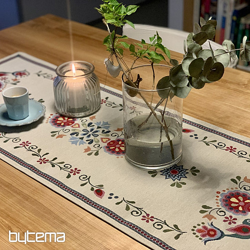Tapestry tablecloth and scarf JURKOVIČ 1