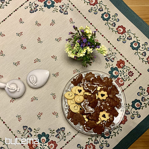 Tapestry tablecloth, FOLKLOR scarf