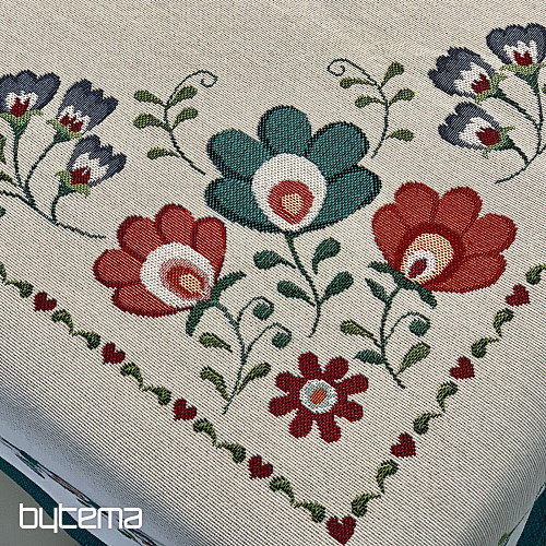 Tapestry tablecloth, FOLKLOR scarf