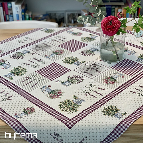 Tapestry tablecloth and scarf FLOWERS FROM PROVENCE